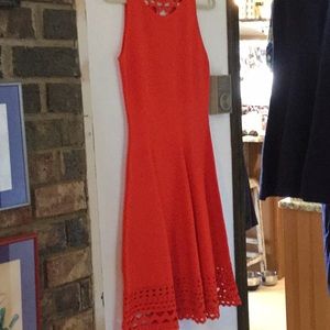 Red Milly sleeveless dress.